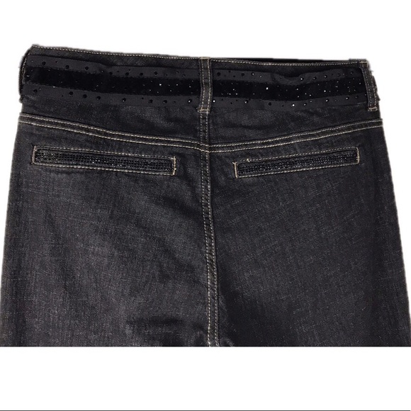 WHBM Hipster Trouser Black Crosshatch Jean - Picture 6 of 8